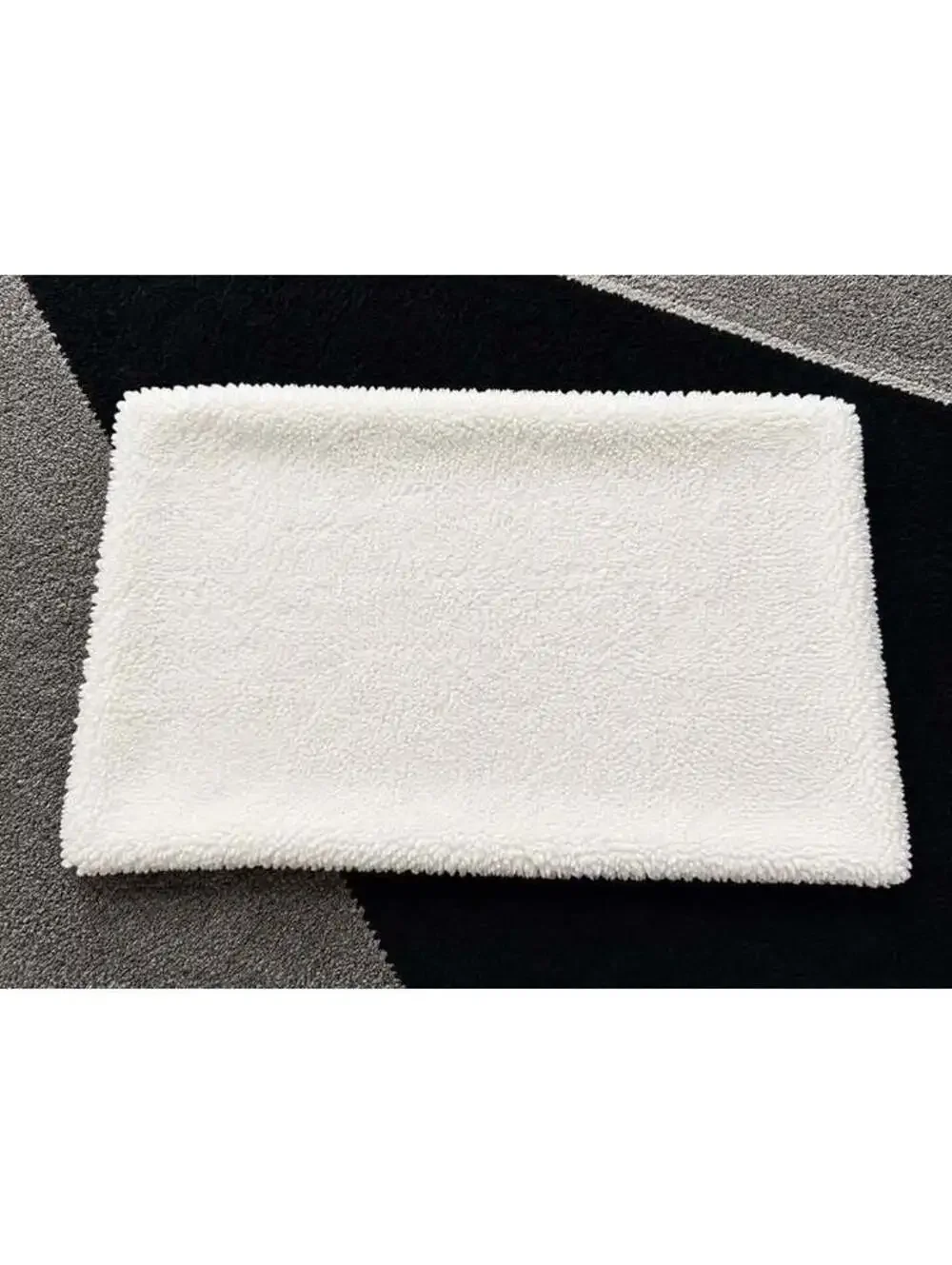 New with Tags 14”x24” RH TEEN Plush Faux Shearling Ivory Lumbar Pillow Cover